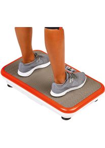 MediaShop Vibrationsplatte »Vibroshaper Compact«, 120 W, 3 Intensitätsstufen, (Set, Mit Trainingsbändern) orange, Vibro Shaper nun im handlicheren...