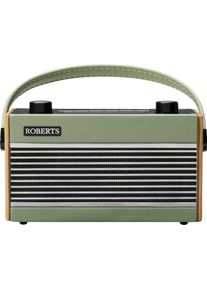Roberts Radio Digitalradio (Dab+) »Ramblerbt«, (Bluetooth Fm-Tuner-Digitalradio (Dab+) grün, DAB+ / FM-Radio in kristallklarer Klangqualität