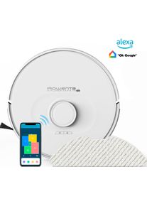 Rowenta Saugroboter »rr8567 X-Plorer Serie 75«, Ultra-Präzise Laser-Navigation, Saugen Und Wischen, 4-In-1 Reinigung weiß, Smart Aqua Power mit 4...