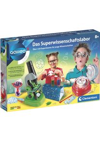 Clementoni® Experimentierkasten »Galileo, Das Superwissenschaftslabor«, Made In Europe bunt, Experimentierset »Das Superwissenschaftslabor«