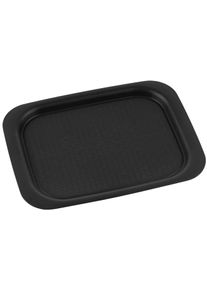 Wenko Tablett »Xl«, (1 Tlg.), Anti-Rutsch schwarz, Größe B/H: 45,5 cm x 2,3 cm B/H: 45,5 cm x 2,3 cm , Anti-Rutsch Tablett XL von Wenko
