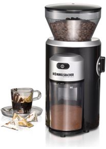 Rommelsbacher Kaffeemühle »Ekm 300«, 150 W, Kegelmahlwerk, 220 G Bohnenbehälter silberfarben, Hochwertiges Kegelmahlwerk aus Edelstahl