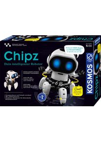 Kosmos Experimentierkasten »Chipz - Dein Intelligenter Roboter« schwarz, Zwei Motoren, sechs Beine, eingebaute Infrarot-Sensoren, Sound- und...