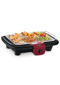 Tefal Tischgrill »Bg90E5 Easygrill Adjust«, 2300 W, 870 cm² Grillfläche, Auffangschale, Regelbares Thermostat rot, Elektrischer Tischgrill mit...