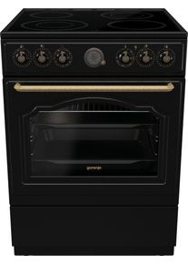 Gorenje Elektro-Standherd »Gecs6B70Cl«, Gecs6B70Clb, Aqua Clean schwarz, Energieeffizienzklasse A (A+++ bis D)