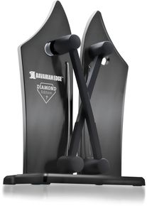 MediaShop Messerschärfer »Bavarian Edge Diamond Edition«, (1), X-Cross-Technologie schwarz , Hochwertiger Klingenschärfer