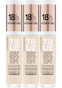 Catrice Concealer »True Skin High Cover Concealer«, (Set, 3 Tlg.) beige - 13,5 ml, Langanhaltendes, mattes und natürliches Finish