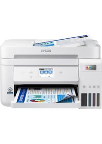 Epson Tintenstrahldrucker »Ecotank Et-4856« weiß, DIN-A4-Multifunktionsdrucker: Drucken, Kopieren, Scannen, Faxen