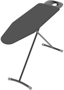 Bischof Colombo Bügelbrett »Amboss«, Bügelfläche 40 cmx120 Cm, Standbeine 35 Mm Ø, Made In Italy grau , Bügeltisch 169 x 45 cm