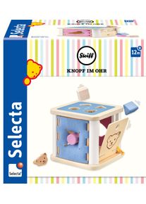 Selecta Steckspielzeug »Steiff by Selecta , Sortierbox, 16 cm« in bunt