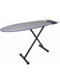 Braun Bügelbrett »Carestyle Ib 3001 Bk«, Bügelfläche 122 cmx40 Cm grau , Gepolsterte Bügelfläche aus dampfdurchlässigem Material