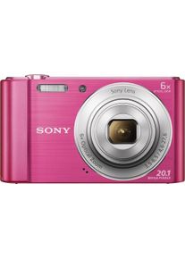 Sony Kompaktkamera »Cyber-Shot Dsc-w810«, 20,1 Mp, 6 Fachx Opt. Zoom, Gesichtserkennung, Smile-Detection rosa, 20,1 Megapixel