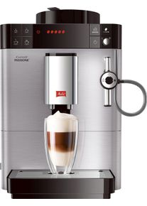 Melitta Kaffeevollautomat »Passione® f54/0-100, Edelstahl«, Moderne Edelstahl-Front, Tassengenau Frisch Gemahlene Bohnen silberfarben, Die...