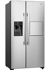 Gorenje Side-By-Side, Nrs9Evxb1, 179 Cm Hoch, 91 Cm Breit silberfarben, Nutzinhalt: 560 l