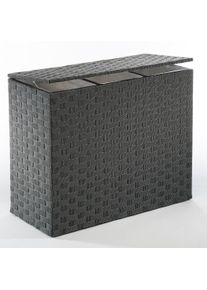 Locker Wäschesortierer »Nylon« schwarz, Größe B/H/T: 35 cm x 63 cm x 77 cm B/H/T: 35 cm x 63 cm x 77 cm , Praktischer Wäschesammler
