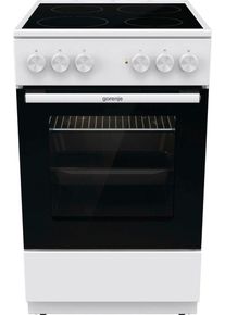 Gorenje Elektro-Standherd »Gec5A21Wg«, Gec5A21Wg, Aqua Clean weiß, Energieeffizienzklasse A (A+++ bis D)