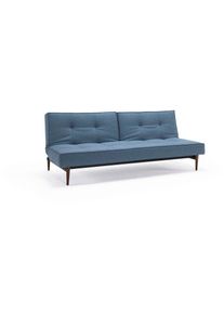 Innovation Living ™ Schlafsofa »Splitback«, Mit Dunklen Styletto Beinen, In Skandinavischen Design blau, Größe B/H/T: 210 cm x 79 cm x 96 cm B/H/T:...