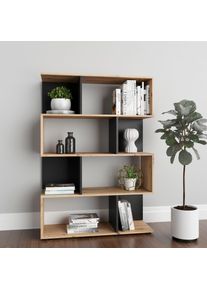 Inosign Bücherregal »Cedric« grau, Größe B/H/T: 103 cm x 146 cm x 35 cm B/H/T: 103 cm x 146 cm x 35 cm , Bücherregal, Büroregal