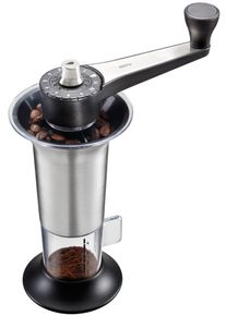 Gefu Kaffeemühle » »Lorenzo««, Kegelmahlwerk, Mit 11 Mahlstufen, Aus Hochwertigem Edelstahl Und Kunststoff silberfarben, Frisch gemahlener Kaffee...