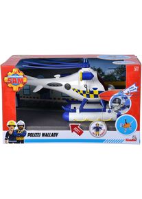 Simba Spielzeug-Hubschrauber »Feuerwehrmann Sam, Polizei Wallaby«, Mit Licht- Und Soundeffekten weiß, Hubschrauber »Feuerwehrmann Sam, Polizei...
