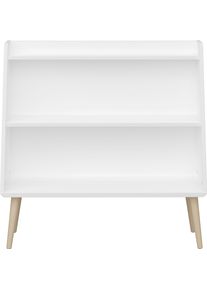 Andas Bücherregal »Gaia«, - Und Jugendzimmer In Skandinavischem Design weiß, Größe B/H/T: 81,3 cm x 80 cm x 27,8 cm B/H/T: 81,3 cm x 80 cm x 27,8...