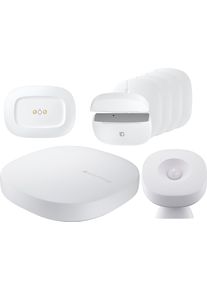 Samsung Smart-Home Starter-Set »Smartthings Security M« weiß , Der SmartThings Hub V3 bildet die zentrale Schnittstelle und agiert wie das...