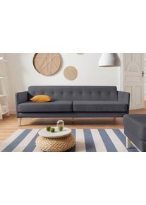 Andas 3-Sitzer »Raadal«, In Skandinavischem Design, Knopfheftung, Design By Morten Georgsen grau, Größe B/H/T: 224 cm x 74 cm x 84 cm B/H/T: 224 cm...