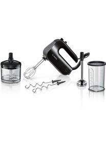 Bosch Handmixer »mfq4980b Home Professional Styline«, 850 W schwarz, Der stärkste Handrührer von Bosch mit 850 Watt
