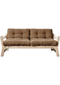Karup Design Schlafsofa »Step«, Inkl. Futonmatratzen, Bezugsqualität 1 braun , Bett, Sofa oder Recamiere