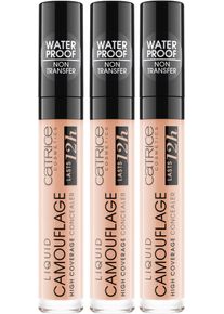 Catrice Concealer »Liquid Camouflage High Coverage«, (3er Pack) beige - 15 ml, Hochdeckend und ultra-langanhaltend