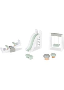 Pinolino® Puppenhausmöbel »Puppenhaus Gartenmöbel«, (6 Tlg.), Fsc®- Schützt Wald - Weltweit bunt, Puppenhaus Möbelset »Garten«