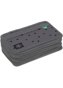 Lässig Lässig Federmäppchen »Unique, Triple, Speckles Anthrazite«, Dreifach Mäppchen, Peta-Approved Vegan; Aus Recyceltem Material grau, Dreifach...