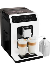 Krups Kaffeevollautomat »ea8911 Evidence«, Inkl. Milchbehälter, Intuitiver Oled-Display, Extra-Großer Wassertank schwarz-weiß, Vollendeter...