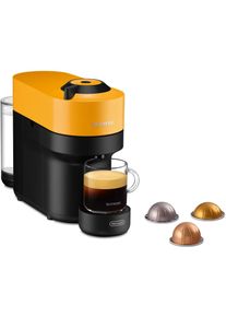 Nespresso Kapselmaschine »Vertuo Pop env90.Y Von Delonghi« gelb, 5 unterschiedliche Kaffeevarianten