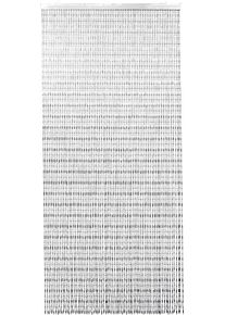 Locker Türvorhang »Pearl«, (1 St.) grau, Größe 200 cm , Dekorativer Sichtschutz
