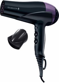 Remington Haartrockner »d6090«, 2200 W, 1 Aufsätze, Hilft Gegen Das Verblassen Von Colorierter Haarfarbe schwarz, 2200 Watt Haartrockner mit...