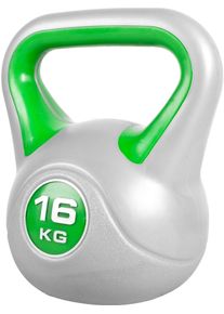 Gorilla Sports Kettlebell »Kettlebell Stylish Kunststoff 16 Kg« grün, Breite 21 cm