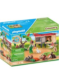 Playmobil® Konstruktions-Spielset »Kaninchenstall (71252), Country«, Teilweise Aus Recyceltem Material; Made In Europe bunt, Spielset...