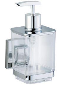 Wenko Seifenspender »Vacuum-Loc Quadro«, Befestigen Ohne Bohren grau, Größe B/H/T: 7,5 cm x 16 cm x 10 cm B/H/T: 7,5 cm x 16 cm x 10 cm ,...
