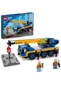 Lego® Konstruktionsspielsteine »Geländekran (60324)City«, (340 St.) bunt, Dieses Kinderspielzeug von Lego City enthält einen mobilen Spielzeugkran...