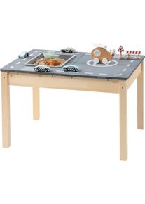 Muddy Buddy® Spieltisch »Race Runner«, Outdoor Spieltisch, Natur - Lavagrau beige, Robuster und praktischer Outdoor Kinderspieltisch aus massivem...