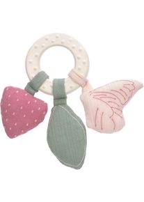 Lässig Lässig Beißring »Garden Explorer, Butterfly«, Mit Greiffunktion; Peta-Approved Vegan; Enthält Bio-Baumwolle rosa, Greif- und Beißring »Garden...
