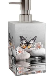 Sanilo Seifenspender »Vanesa«, Hochwertig, Kräftige Farben, Leicht Nachfüllbar grau, Größe B/H: 7 cm x 11,2 cm B/H: 7 cm x 11,2 cm , Die Sanilo®...