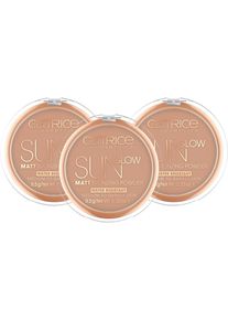 Catrice Bronzer-Puder »Sun Glow Matt Bronzing Powder«, (Set, 3 Tlg.) rosegold - 28,5 g, Mattes Bronzing Puder