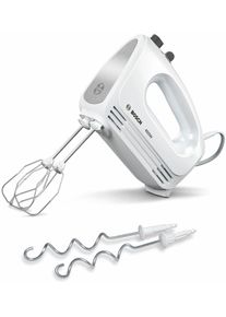 Bosch Handmixer »Clevermixx mfq24200«, 400 W, Inkl. Edelstahl-Tubobesen, Edelstahl-Knethaken, Leicht Und Ergonomisch bunt, Die schicke Metallfront...