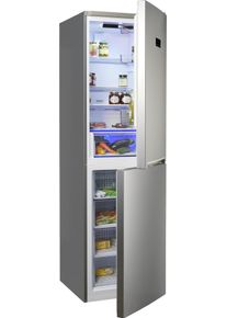 Beko Kühl-/Gefrierkombination »Rcna386E40Zxbn«, Rcna386E40Zxbn, 202,5 Cm Hoch, 59,5 Cm Breit silberfarben, Rauminhalt gesamt: 358 Liter