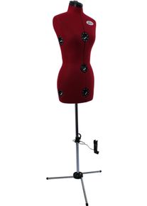 Clarie Schneiderbüste »Diana A 4part« rot, Individuell einstellbar an Hals, Brust, Taille, Hüfte