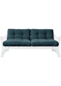 Karup Design Schlafsofa »Step«, Inkl. Futonmatratzen, Bezugsqualität 1 blau , Bett, Sofa oder Recamiere