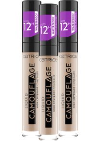 Catrice Concealer »Liquid Camouflage High Coverage«, (3er Pack) beige - 15 ml, Hochdeckend und ultra-langanhaltend