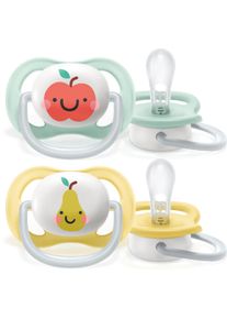 Philips Avent Schnuller »Ultra Air Collection 0-6m scf080/17«, (2 St.), Kiefergerecht Geformter Sauger Aus Silikon, Inkl. Sterilisationsbox bunt -...